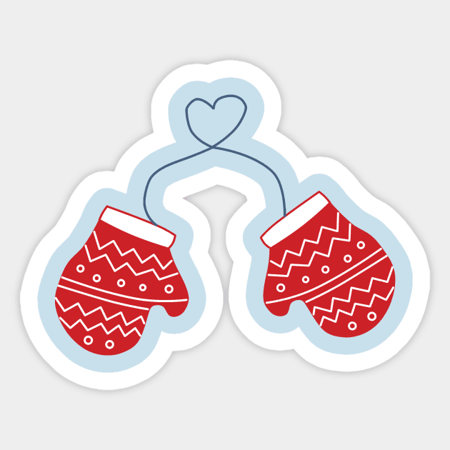 Baby it's cold outside Sticker by KathrinLegg